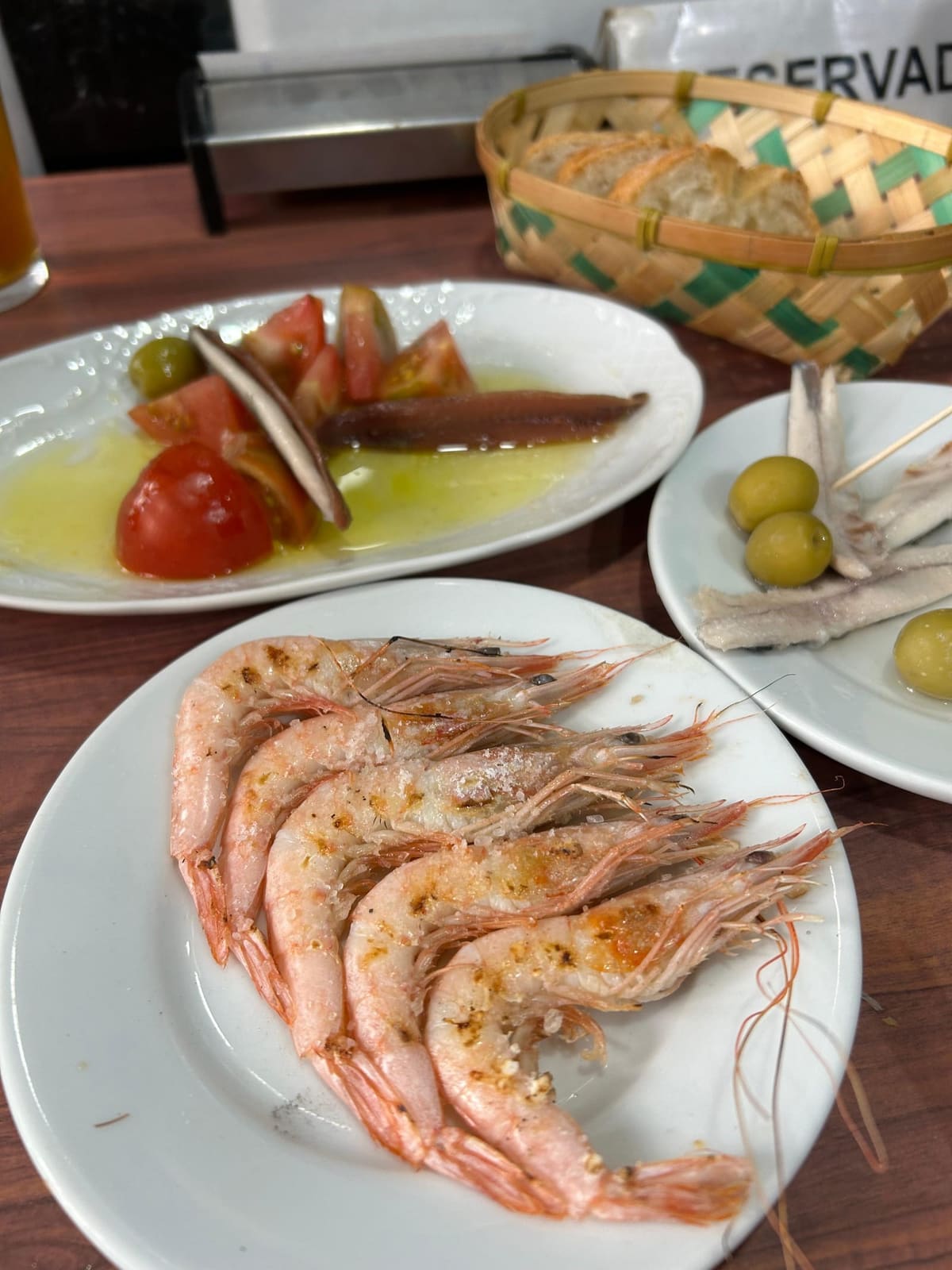 Jamón + pimientos/verduras